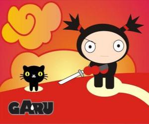 Puzzle Garu με το αγαπημένο κατοικίδιο ζώο του, η γάτα Mio